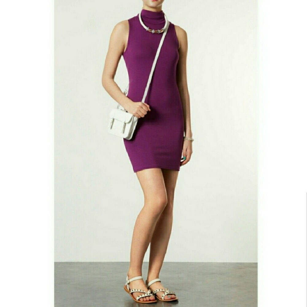🦑NWT🦑 Topshop Mock Neck Dress